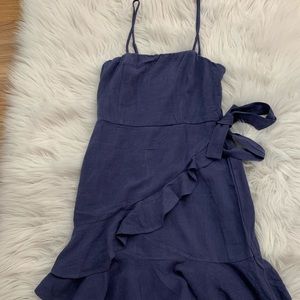 Pink lily navy dress